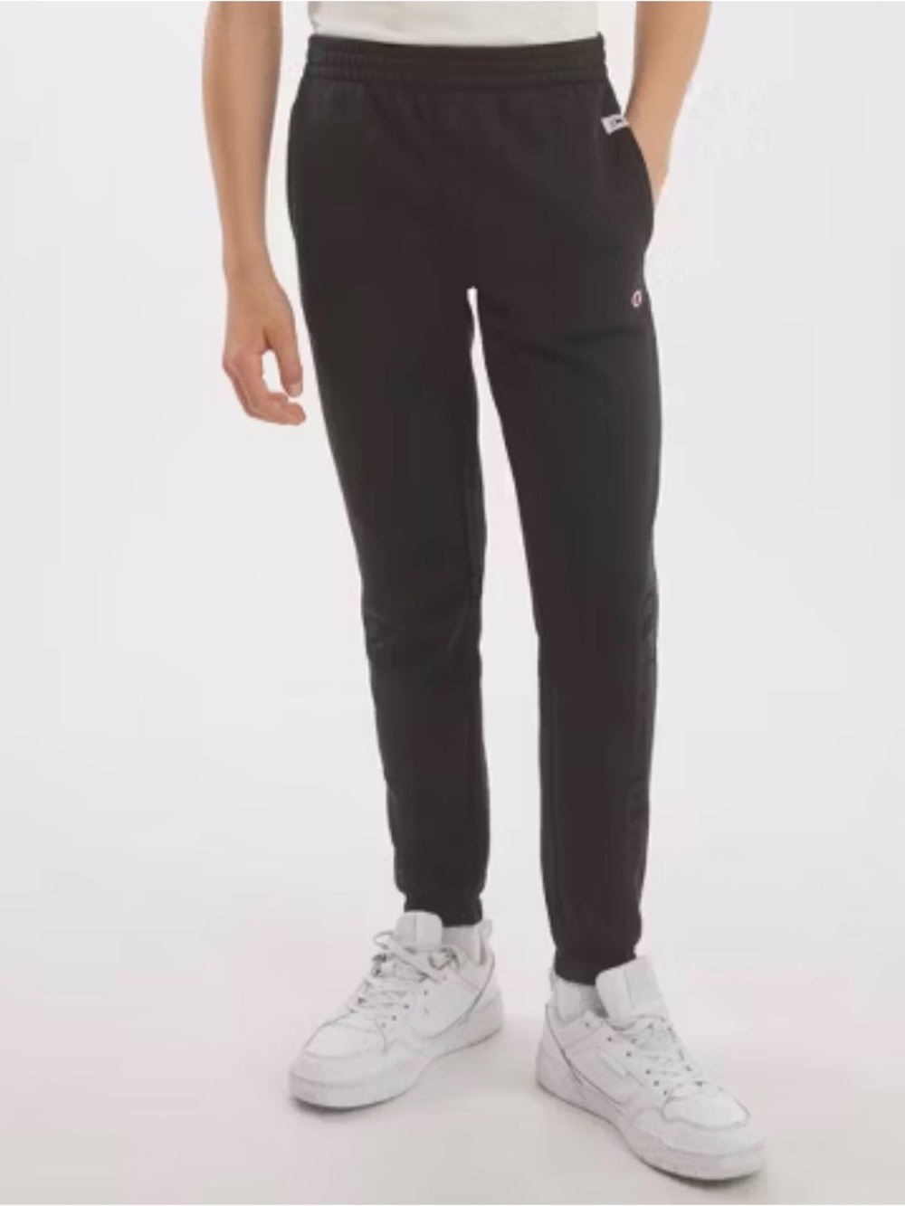 Champion Kids' Signature Fleece Jogger Pants Black Size S NWT
